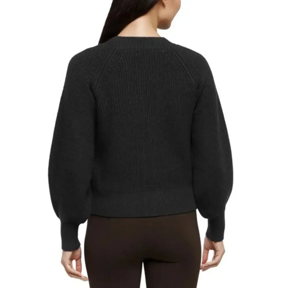Banana Republic Button Front Cardigan - Black‎ Knit (L) NWT